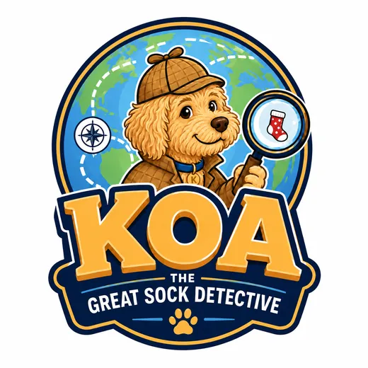 KOA The Great Sock Detective emblem